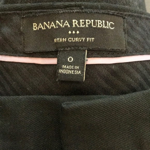 BLACK Banana Republic Ryan Curvy Pants - Picture 3 of 4